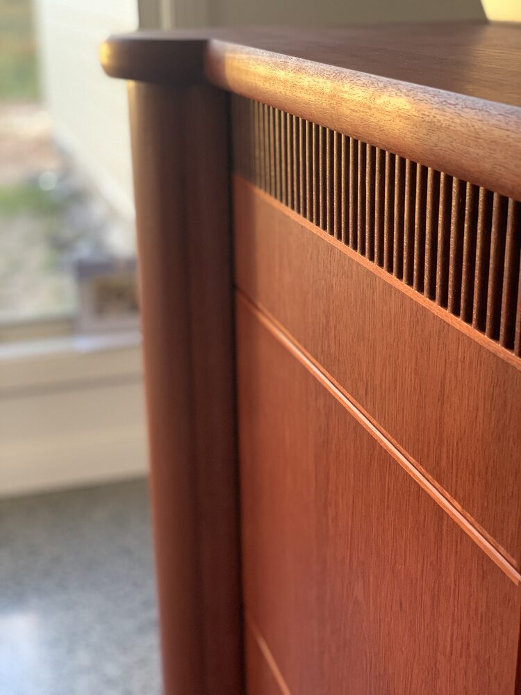 Kitchen island bench (Jarrah, Wenge)